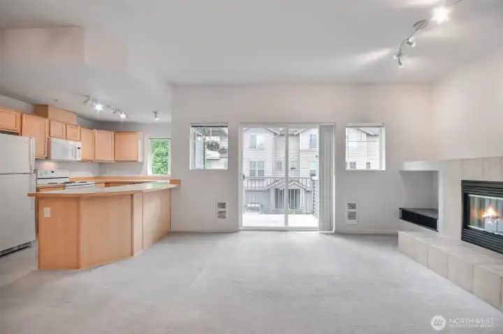 Nice and open living concept.
