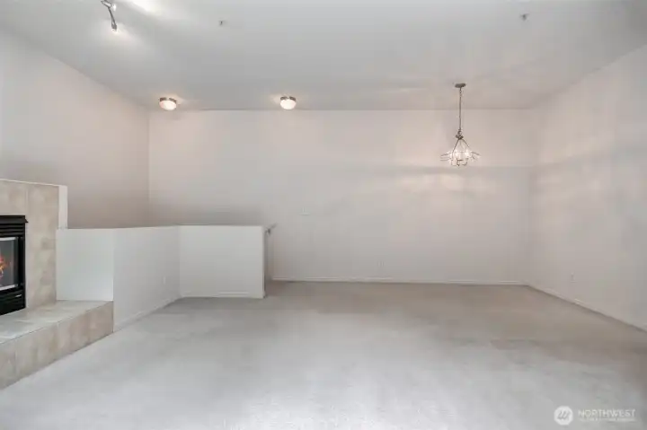Inviting open floor plan.