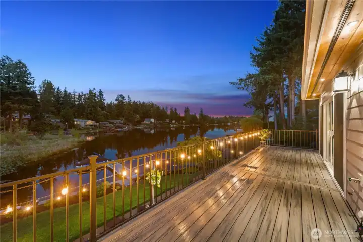 Step out of the primary suite to this SPECTACULAR view!