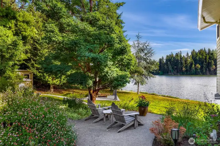 Lounge with a book here while listening to the wildlife and the sounds of the bay at Keyport!