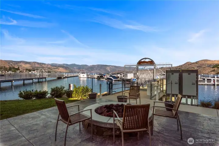 You can watch your boat from the patio and know it is secure behind the locked gates requiring a code to enter.