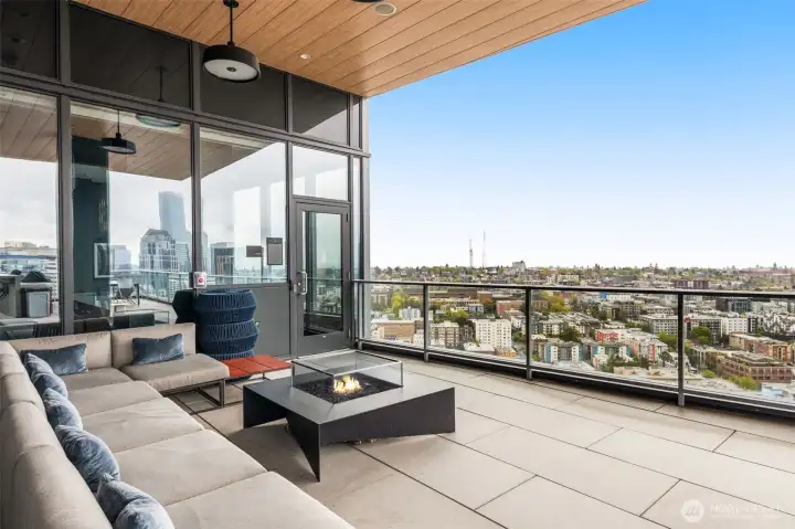 Outdoor spaces in the center of the city