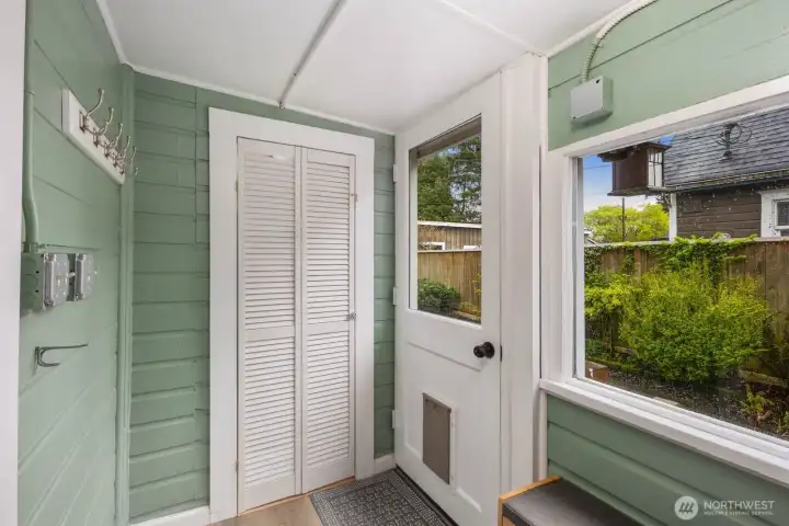 Bonus pantry or storage closet in the mud room.