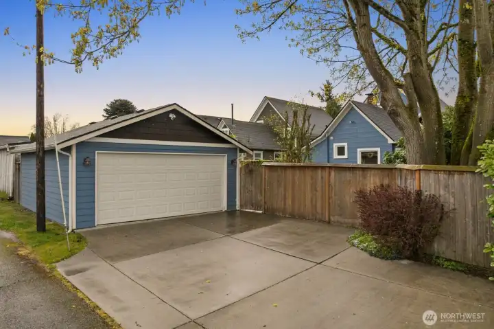 Huge two car garage adds tremendous value.