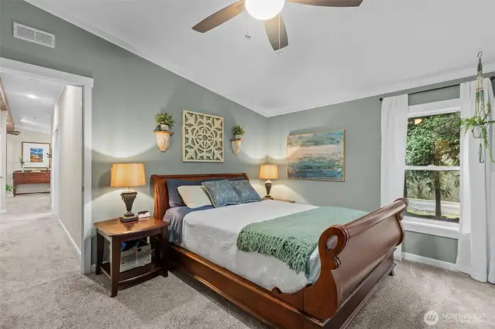 Vaulted Ceilings add to the grand space