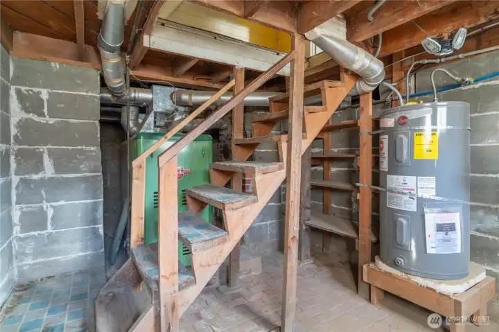 Basement storage