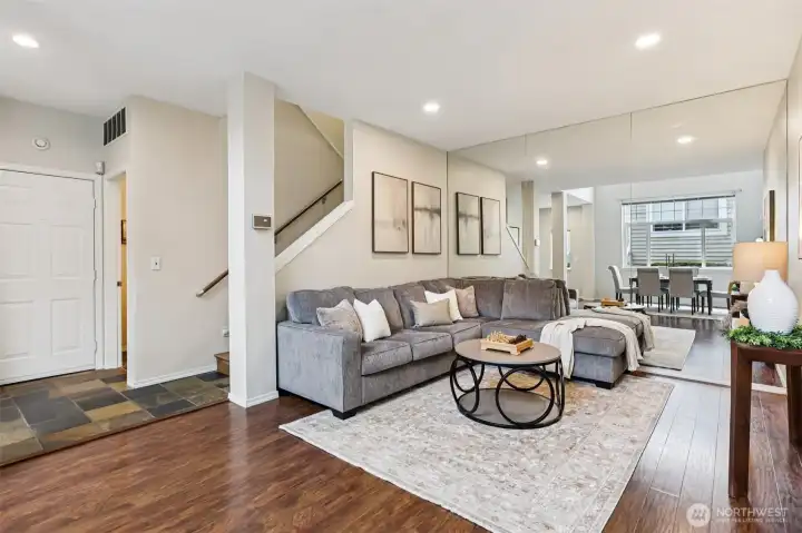 Bright and inviting living room with great natural light
