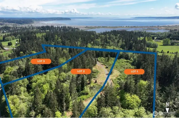 3 Buildable Lots in Langley WA