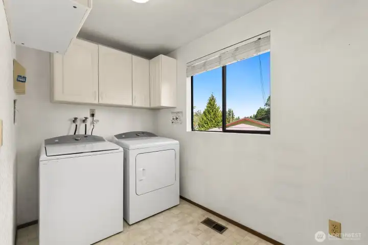 Large laundry room! Huge pantry area on other side of room.