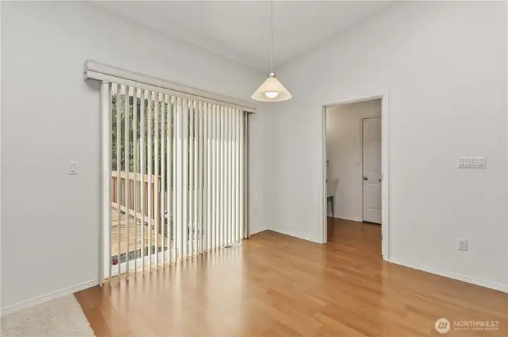 Half bath in mud room