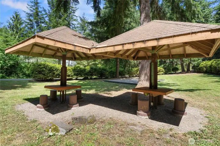 Park picnic shelter
