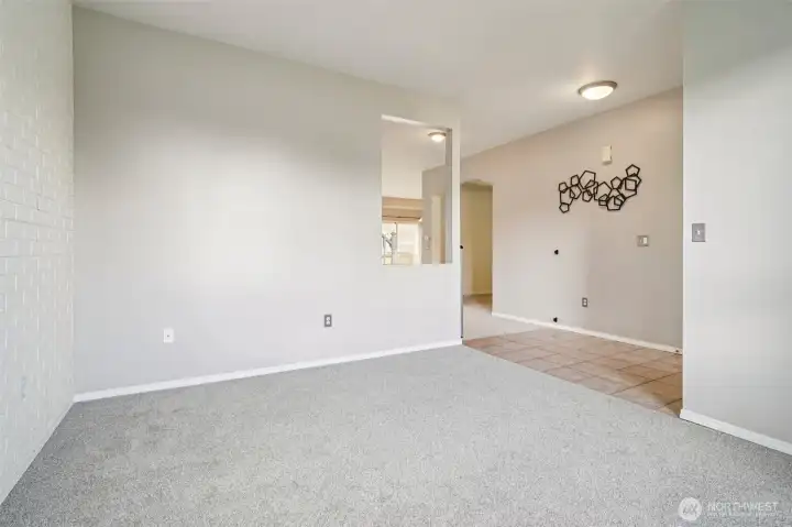 Living room or possible office off entry