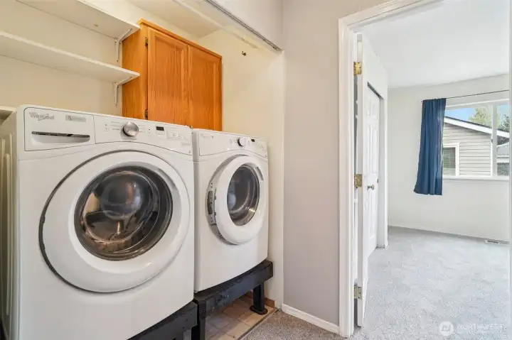 Laundry upstairs