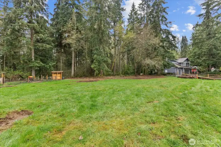 Private, tucked-away space surrounded by nature for added versatility.