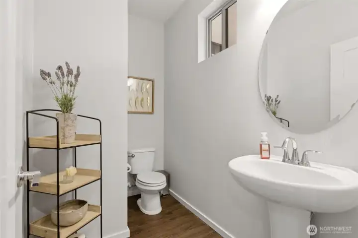 Main floor .5 bath