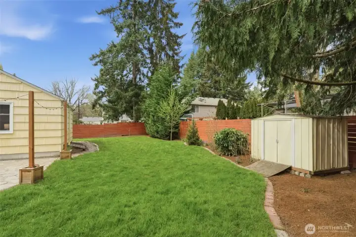 Exceptional Backyard that is fully fenced