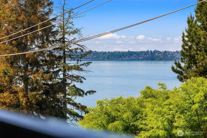 Western exposure means can watch sunsets over Meydenbauer Bay.