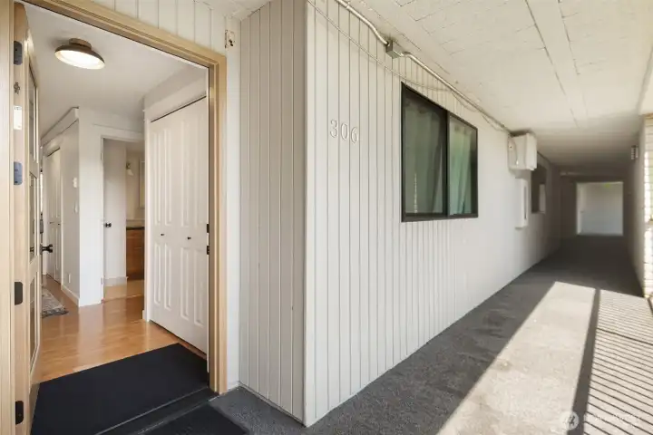 Enjoy stairless access to your front door--an elevator takes you straight to your garage parking & storage unit.