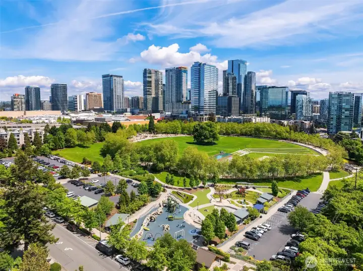Stroll to downtown parks incredible playground, field, & walking trails.