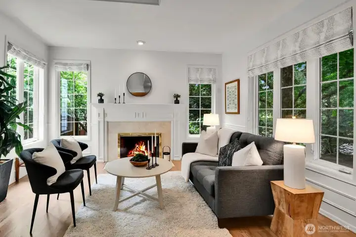 Another view of the inviting living room.