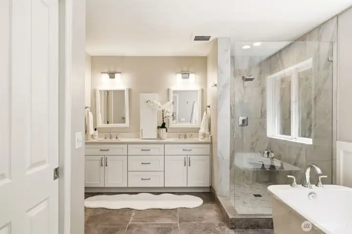 Primary spa-inspired ensuite bath Primary spa-inspired ensuite bath