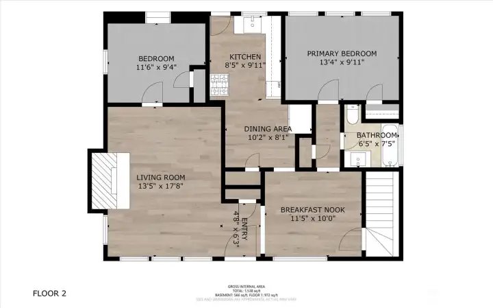 Floor plan main level