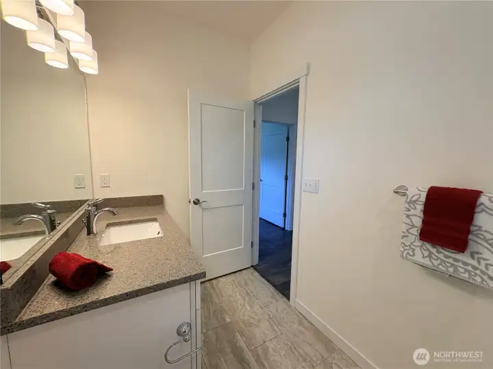 Guest Bathroom Entrance from Hallway