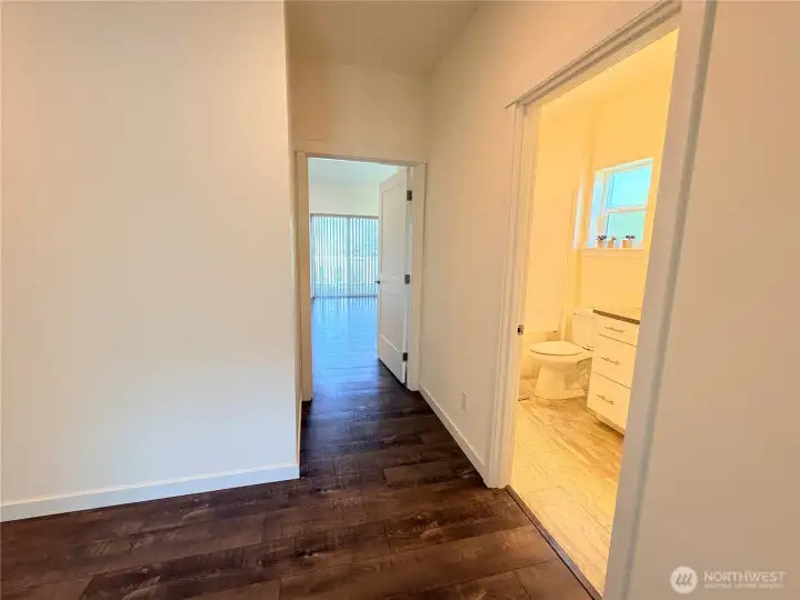 Guest Bath and Entrance to Primary Suite
