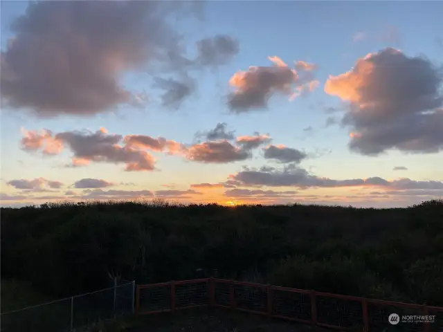 Backyard bluff view is ever-changing and ALWAYS stunning!