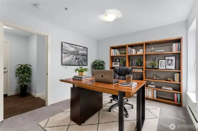 Second bedroom, envisioned as a home office
