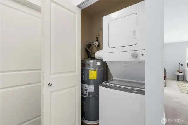 Washer & dryer in unit for your convenience