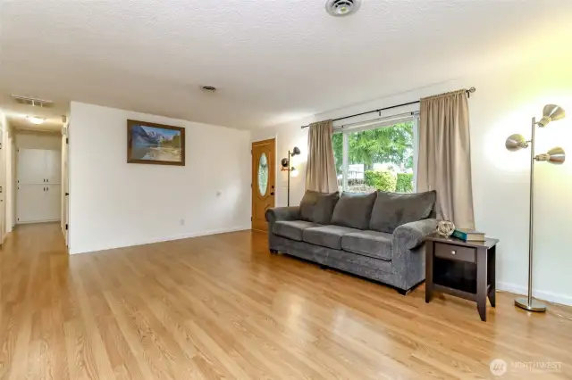 Living room and entry