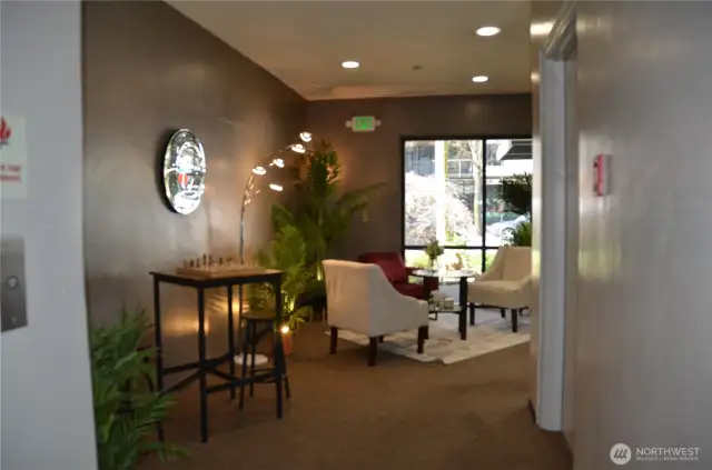 California Ave entrance lobby