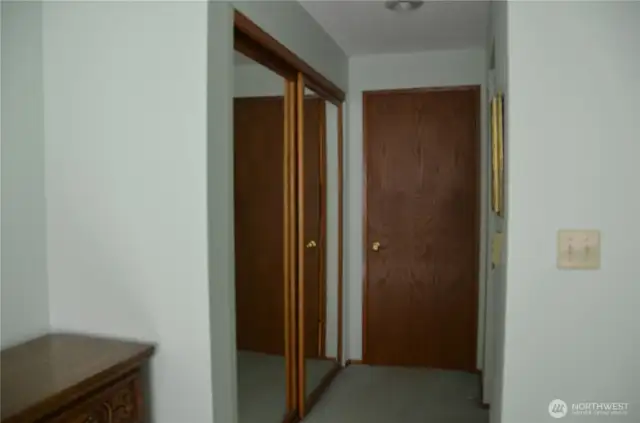 Large closet off the entry.