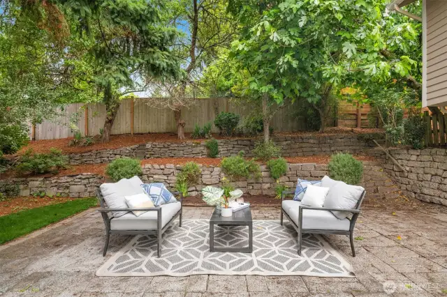 Huge patio for entertaining!
