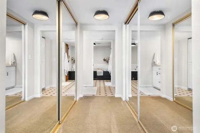 Closet space galore