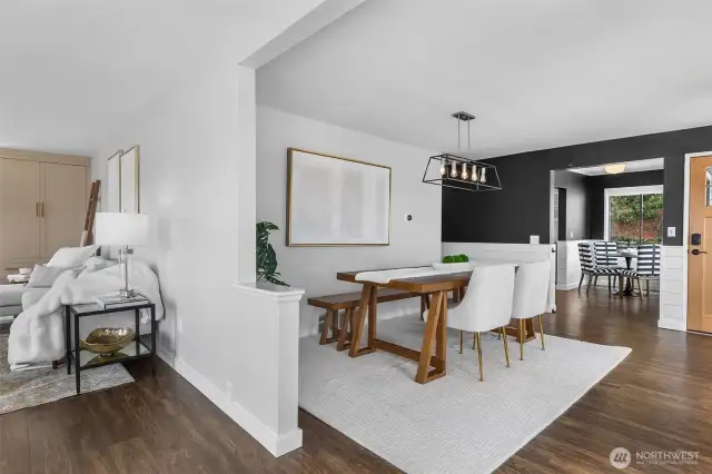 Large dining space