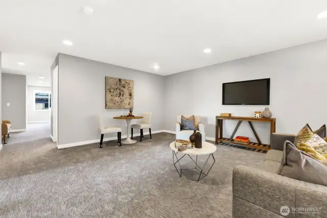 Upstairs bonus room next to adjoining bedrooms. Pictures depict a previously built home similar to the home going to be built on this lot. Floor plans, Elevations, colors, upgrades & materials may be different.