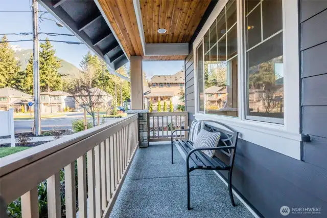 Covered front porch. Pictures depict a previously built home similar to the home going to be built on this lot. Floor plans, Elevations, colors, upgrades & materials may be different.