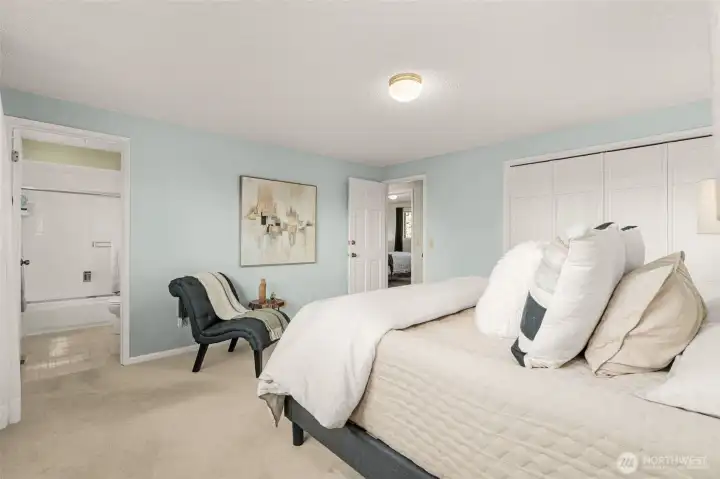 Primary Suite has it's own Full Bath