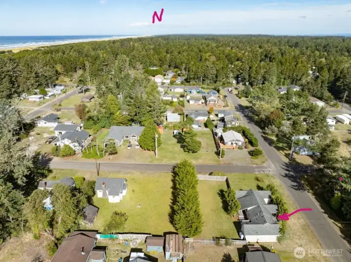 Nice drone shot looking North.  Not too bad!