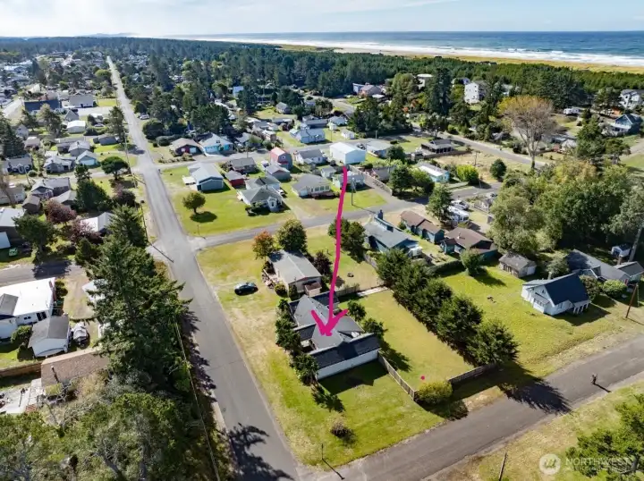 This drone shot is looking south towards Long Beach, Seaview and Ilwaco.  The long beach peninsula is a special place!