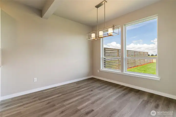 Dining area.   Pic for reference of like unit. 552 Northview is under construction.