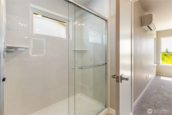 Primary ensuite looking back to primary.  Pic for reference of like unit. 552 Northview is under construction.