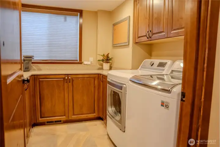 Laundry room with built-ins!