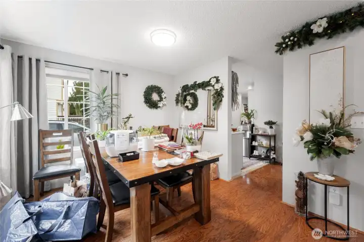 Dining Room flows to the updated Kitchen.