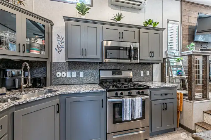Kitchen with Stainless Steel Appliances