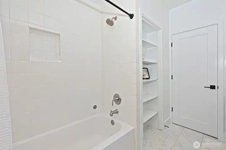 Main floor bathtub
