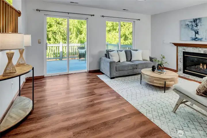 Fabulous light filled family room