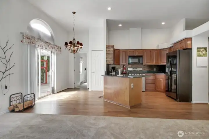 Back entrance to Kitchen